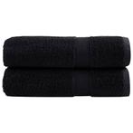 vidaXL Badhanddoeken SOLUND 2 st 600 g/m² 100x150 cm, Huis en Inrichting, Badkamer | Badtextiel en Accessoires, Verzenden, Nieuw