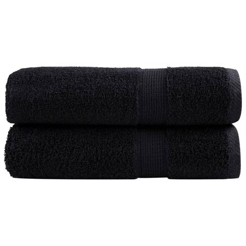 vidaXL Badhanddoeken SOLUND 2 st 600 g/m² 100x150 cm, Huis en Inrichting, Badkamer | Badtextiel en Accessoires, Nieuw, Verzenden