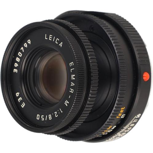 Leica 11831 Elmar-M 50mm F/2.8 zwart occasion, TV, Hi-fi & Vidéo, Photo | Lentilles & Objectifs, Envoi