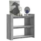 vidaXL Wandtafel 100x35x90 cm bewerkt hout grijs sonoma, Huis en Inrichting, Tafels | Bijzettafels, Verzenden, Nieuw