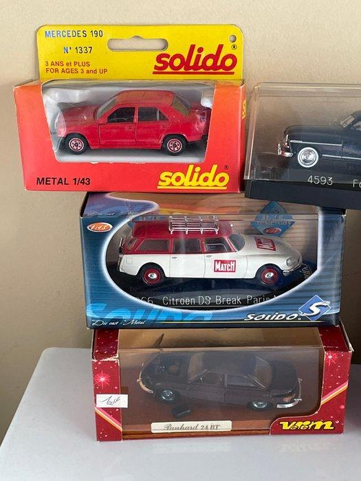 Solido, Verem 1:43 - Voiture miniature (7) - Lot de 7, Hobby en Vrije tijd, Modelauto's | 1:5 tot 1:12
