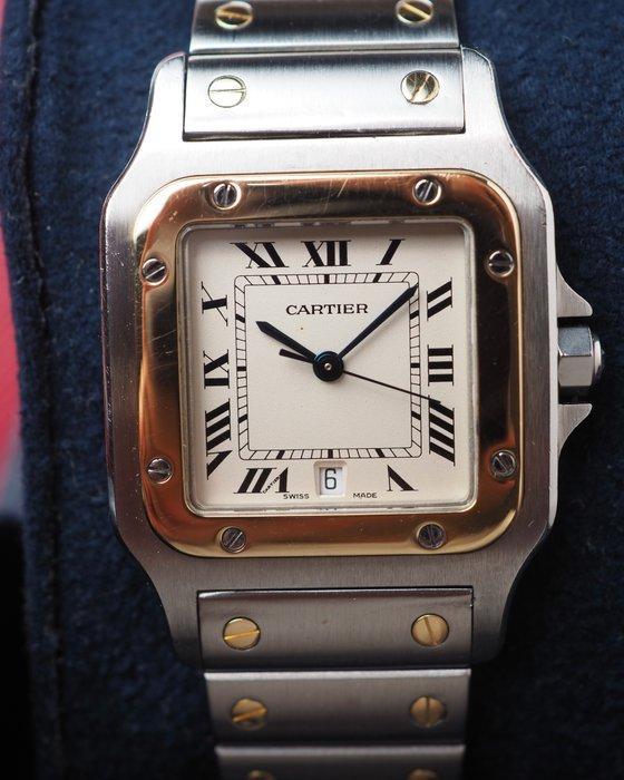 Cartier - Santos Galbée - 187901 - Heren - 1990-1999, Handtassen en Accessoires, Horloges | Heren