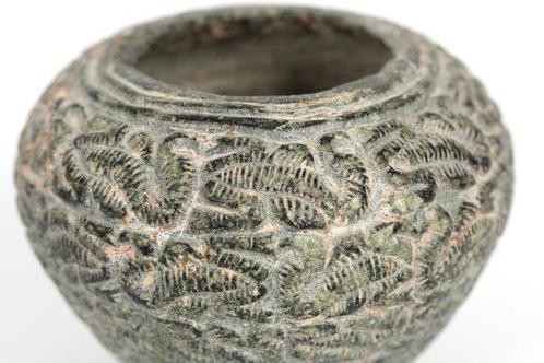 Moyen-Orient, Kerman Pierre Vase avec des scorpions. 4e, Verzamelen, Mineralen en Fossielen