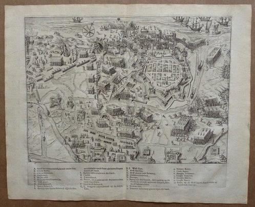 Belgique - Oostende; J.J. Orlers - Ostenda - 1610, Boeken, Atlassen en Landkaarten