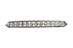 Broche Platina - 2.80ct. tw. Diamant (Natuurlijk) - Vintage, Handtassen en Accessoires, Antieke sieraden