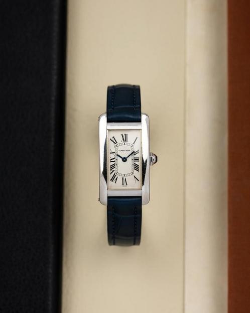 Cartier Tank Americaine 1713, Handtassen en Accessoires, Horloges | Dames, Verzenden