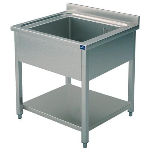 Spoeltafel | RVS | 1 Spoelbak | Bodemschap | Achteropstand, Zakelijke goederen, Horeca | Keukenapparatuur, Nieuw in verpakking