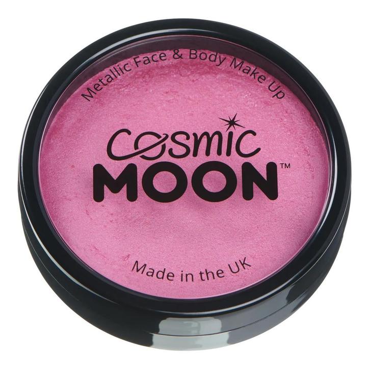Cosmic Moon Metallic Pro Face Paint Cake Pots Pink 36g, Hobby & Loisirs créatifs, Articles de fête, Envoi