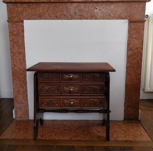 Coffre de rangement - Grande Travailleuse Ouvragée - Bois de, Antiek en Kunst, Curiosa en Brocante