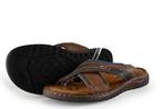 Nelson Slippers in maat 43 Cognac | 5% extra korting, Kleding | Heren, Schoenen, Slippers, Overige kleuren, Verzenden, Gedragen