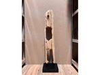 Veiling - decoratieve houten huispaal op standaard 100 cm, Antiek en Kunst