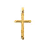 Gouden hanger van een kruis (religieuze kettinghanger), Ophalen of Verzenden