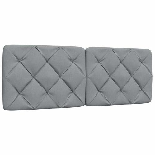 vidaXL Hoofdbordkussen 140 cm stof lichtgrijs, Huis en Inrichting, Slaapkamer | Bedden, Nieuw, Verzenden