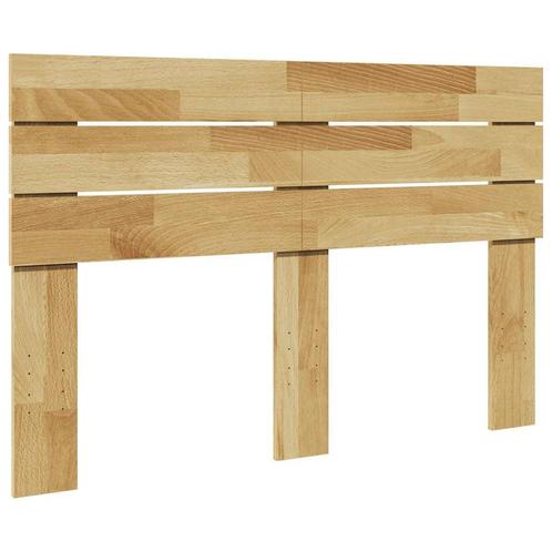 vidaXL Hoofdeinde 120 cm massief hout eiken, Huis en Inrichting, Slaapkamer | Bedden, Nieuw, Verzenden