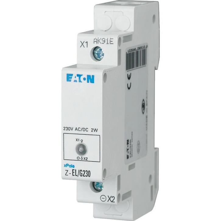 Eaton Feu de signalisation à LED vertes 230V AC/DC - 284922, Bricolage & Construction, Systèmes d'alarme, Envoi