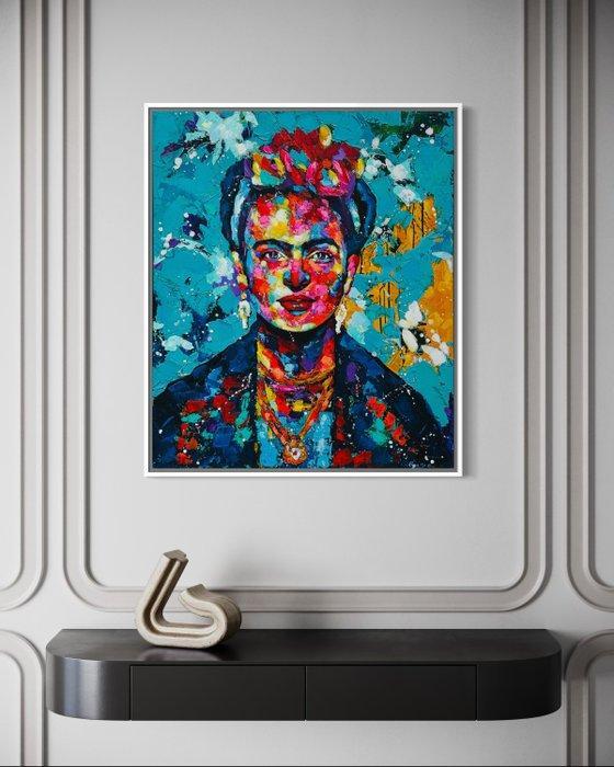 Chaya de Silva - Frida Kahlo, Antiquités & Art, Art | Objets design