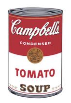 Andy Warhol - “Campbells Soup I: Tomato, 1968”. Copyright: