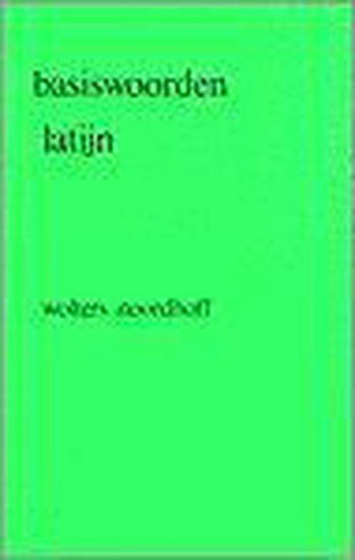 BASISWRDN-LATIJN 9789001458911 Kanters, Livres, Livres scolaires, Envoi