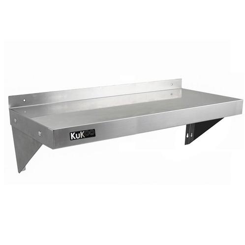 2x KuKoo Wandschap RVS - 100cm x 30cm, Articles professionnels, Horeca | Équipement de cuisine, Envoi