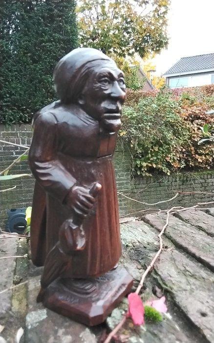 Notenkraker - Hout - Staande Notenkraker, Antiek en Kunst, Curiosa en Brocante