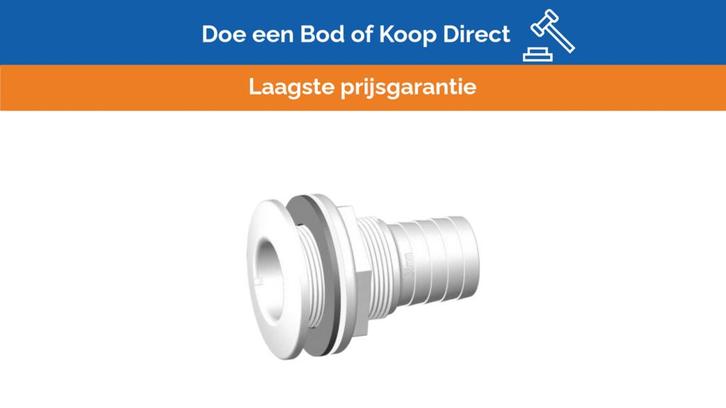 Bieden: Trudesign 2 Inch Marine Skin Tru-Hull Fitting BSP W, Watersport en Boten, Bootonderdelen, Ophalen of Verzenden