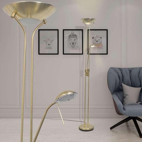 vidaXL Vloerlamp LED dimbaar 23 W, Huis en Inrichting, Lampen | Overige, Nieuw, Verzenden
