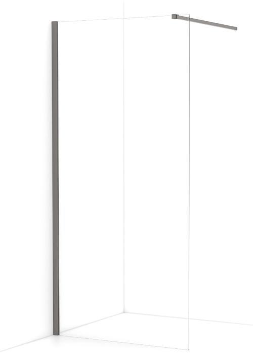 SALE - Oslo 80 x 200 - Gun Metal - Inloopdouche -, Doe-het-zelf en Bouw, Sanitair, Nieuw, Ophalen of Verzenden