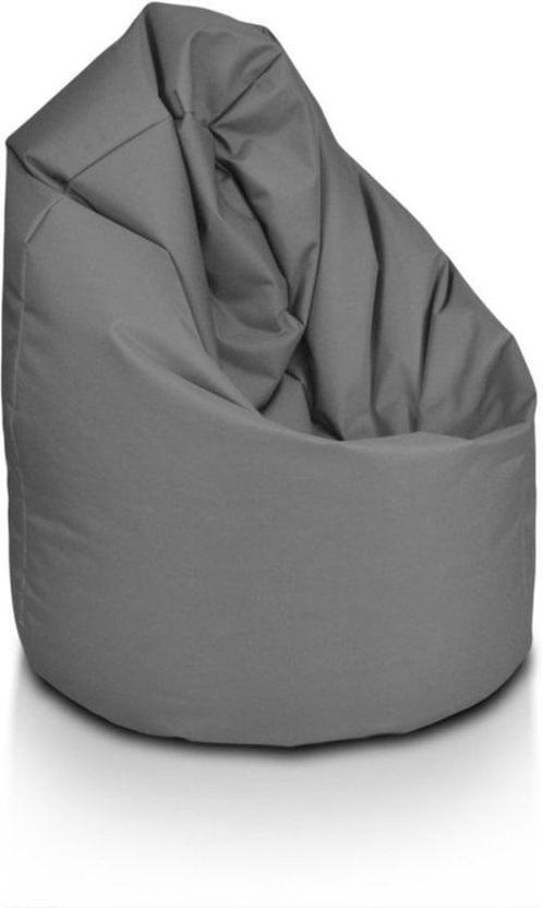 Zitzak fauteuil donkergrijs- loungestoel zitkussen relaxk..., Huis en Inrichting, Zitzakken, Nieuw, Ophalen of Verzenden