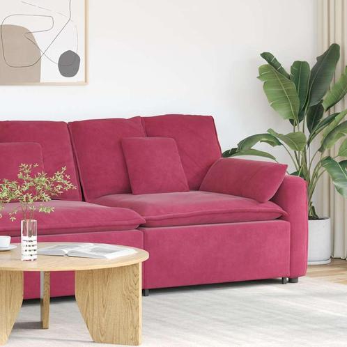 vidaXL Modulaire bank Armleuning eindmodule met kussens, Huis en Inrichting, Zetels | Voetbanken en poefs, Nieuw, Verzenden