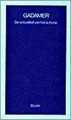 De actualiteit van het schone / Boom esthetica 9789053520383, Boeken, Verzenden, Gelezen, H.G. Gadamer