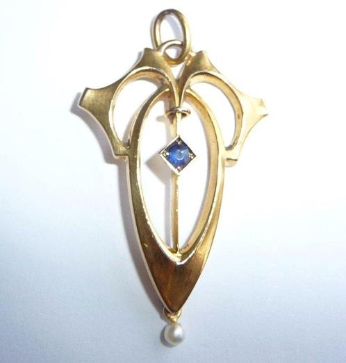 Sans Prix de Réserve - Pendentif - 8 carats Or jaune -, Handtassen en Accessoires, Antieke sieraden
