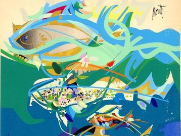 Raymond Moretti (1931-2005) - Les poissons
