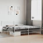 vidaXL Cadre de lit métal avec tête de lit/pied de lit, Neuf, Verzenden