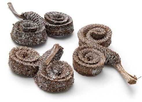 Palm Mule Ring Palm Male Ring Naturel + SnowGlitters 15 st, Maison & Meubles, Accessoires pour la Maison | Plantes & Fleurs artificielles