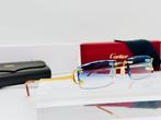Cartier - Piccadilly Gold Planted 18k Cut Lenses - Lunettes, Handtassen en Accessoires, Zonnebrillen en Brillen | Dames, Nieuw