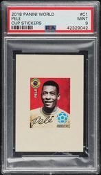 2018 Panini World Cup Pelé #C1 PSA 9 Graded sticker, Nieuw