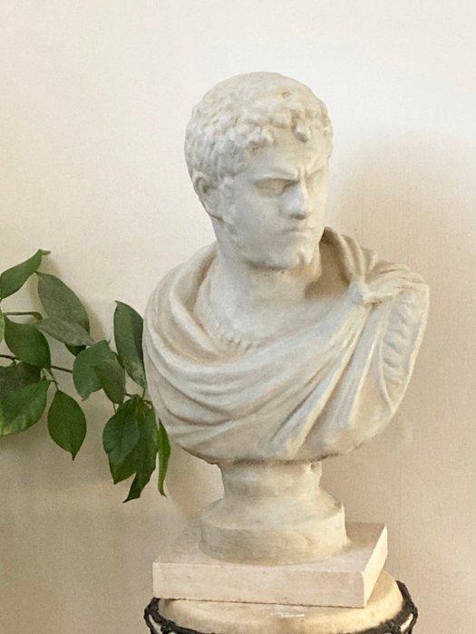 Buste, Imperatore Caracalla - 43 cm - Steen, Antiek en Kunst, Curiosa en Brocante