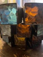 Plafondlamp - Glas-in-lood - Lamp Felipe DELFINGER, Antiek en Kunst