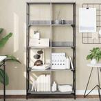 vidaXL Boekenrek 78,5x33x153 cm bewerkt hout grijs sonoma, Huis en Inrichting, Verzenden, Nieuw