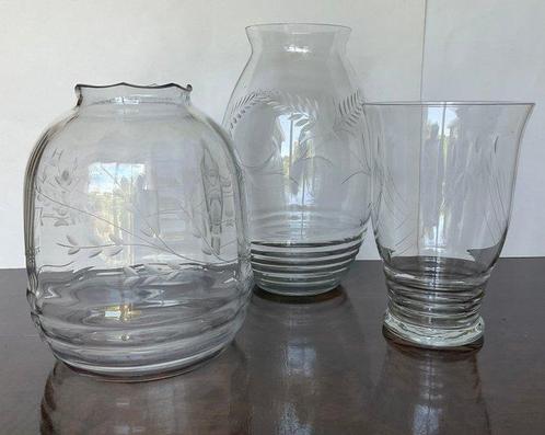 Glasfabriek Leerdam - A.D. Copier - Vase (4) - Collection H, Antiek en Kunst, Antiek | Glaswerk en Kristal