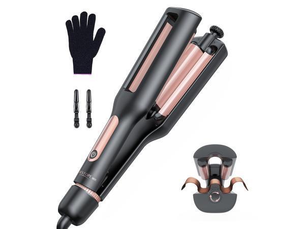 Veiling - 4-in-1 instelbaar Krultang  voor strandgolven, Handtassen en Accessoires, Uiterlijk | Haarverzorging, Nieuw