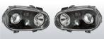 Koplampen Golf 4 | R32-Look | Xenon look lens | zwart, Auto-onderdelen, Nieuw, Ophalen of Verzenden