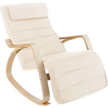 tectake Schommelstoel Onda - beige beschikbaar voor biedingen