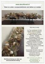 Stoer en sober voorjaarstafelstuk met sideau takken nestjes