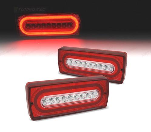 Feux Arrière Pour Mercedes Classe G W463 Led Rouge Chromé, Auto-onderdelen, Verlichting, Verzenden