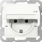 Gira Système 55 IP44 Prise Volet Avec Capot Hinge - 441427, Verzenden