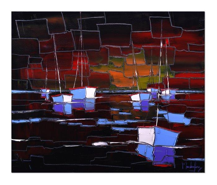 Caroline Mandrafina - Pfleger  Le calme du soir, Antiquités & Art, Art | Objets design