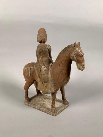 Chinois ancien Cavalier en terre cuite dynastie HAN 206
