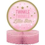 Roze Honeycomb Twinkle Twinkle Little Star 23cm, Verzenden, Nieuw
