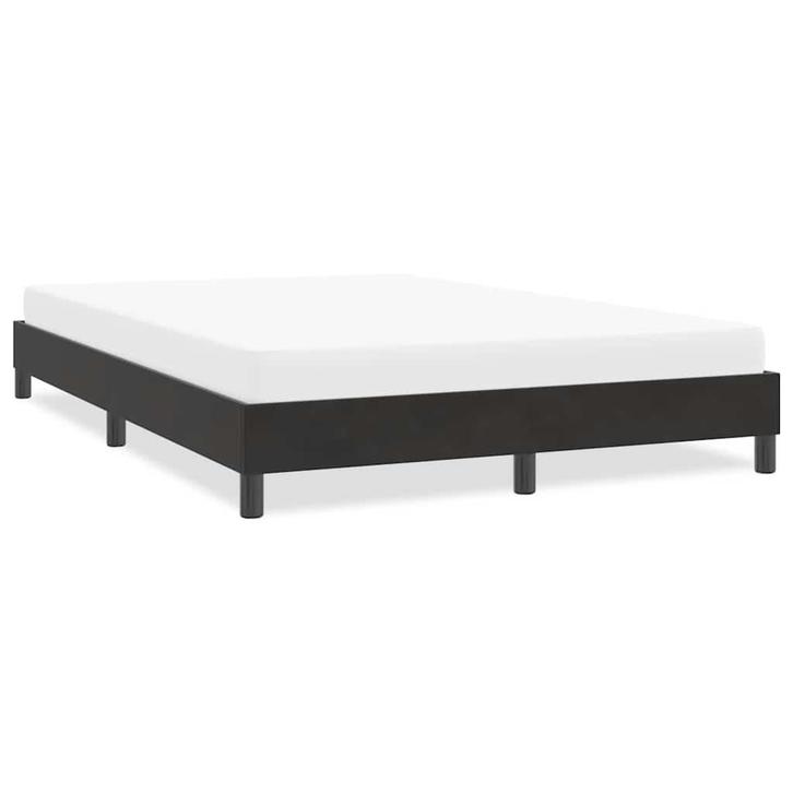 vidaXL Bedframe zonder matras 160x210 cm fluweel zwart, Huis en Inrichting, Slaapkamer | Bedden, Nieuw, Verzenden